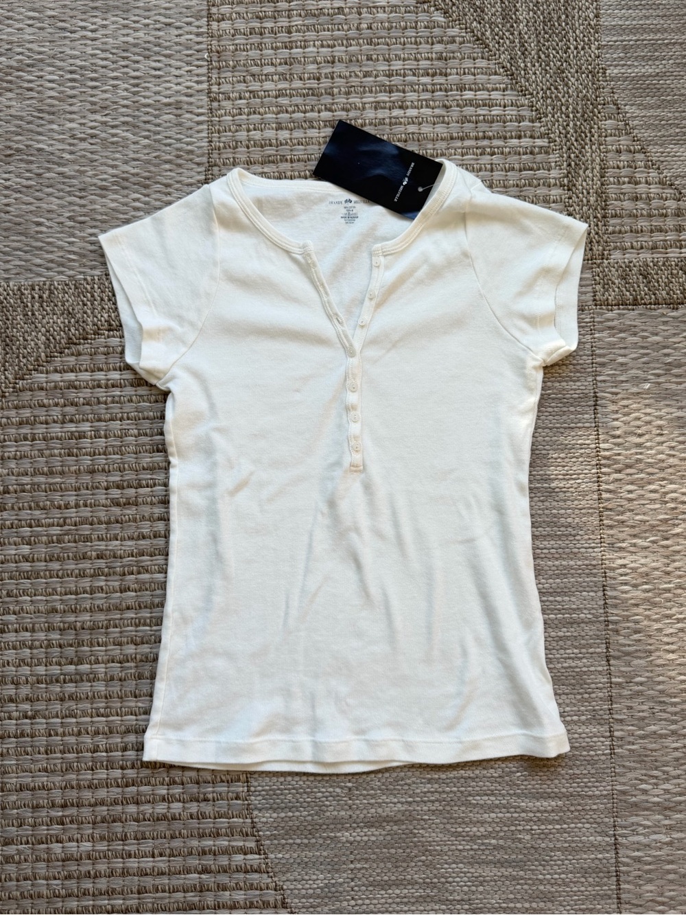 Brandy Melville White Cotton Top